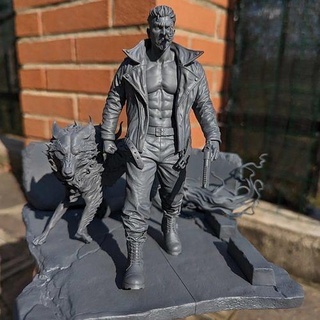 shadowed outlaw art 3dprinting sculpture statue collectibles resin 3dprint sculptures 3d print model - Mito3D