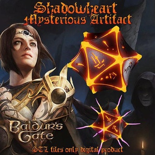 shadowheart mysterious artifact baldurs gate 3 tabletop games dnd toys fantasy game rpg dungeons dragons lamp decoration printable cosplay 3d print model - Mito3D