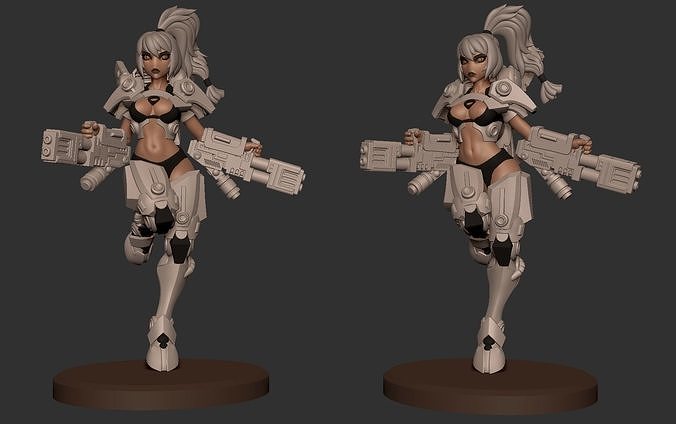 sombra sol anime figurilla martillo guerra 40k marine espacial albores imprimible estatua juego batalla hembra impresión caballero armadura miniaturas figuritas juegos tablero tau juguetes 3D print model - Mito3D