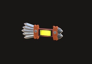 shaman king oracle bell cosplay prop anime shonen jump toy wrist games toys 3d print model - Mito3D