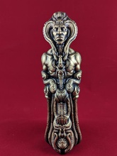 xamã bronze estátua of humanóide figura velho antigo ornamentado giger fracasso humano arte esculturas 3d print model - Mito3D