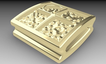 shamballa bilezik boncuk dikdörtgen takı taş altın el yapımı mücevher kahvaltıdan Gümüş 3d print model - Mito3D
