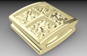 shamballa de la pulsera cerradura joyería bolilla las pulseras piedras preciosas oro hechos a mano macramé plata bloqueo 3d print model - Mito3D