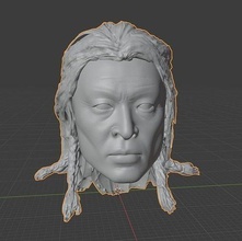 shang tsung cabeza mk11 modelo retrato hombre figura cuerpo juegos juguetes 3d print model - Mito3D