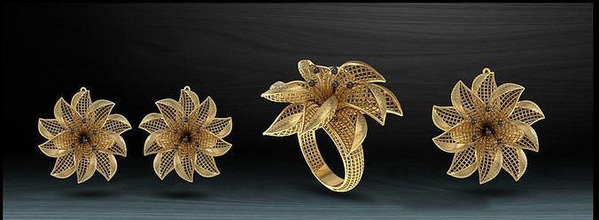 sharp paper electro-fusion fashion ring gold prinable jewel jewelery jewellery engagement beauty art solitare ready apperal work turky turkish italy italian jewelry rings 3d print model - Mito3D