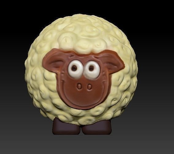 sheep printable 1 goat farm wild toy nature eid adha haj animal art sculptures 3D print model - Mito3D