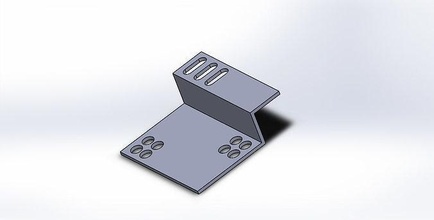 Folha metal 2 ferro 3d soco moda 3d print model - Mito3D