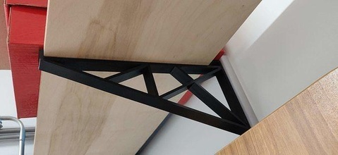 shelf bracket shelfbracket furniture art storage house 3d print model - Mito3D