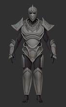 shen cosplay armadura 3d impresión figura hombre cuerpo suite moda militar caballero guerrero 3d print model - Mito3D