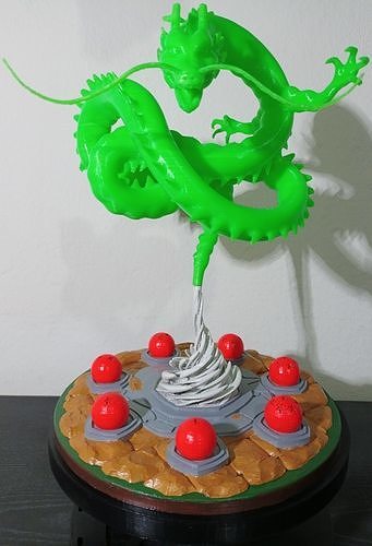 sheng long dragon ball z games toys 3D print model - Mito3D