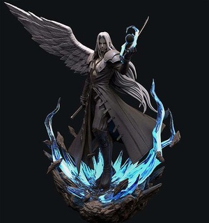 shepiroth - sephiroth anime final fantasy cartoon character games toys game accessories 3d print model - Mito3D
