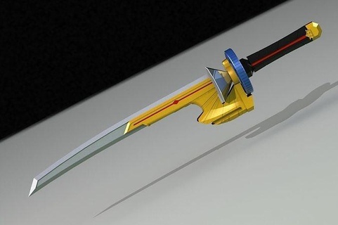 Shiken seiken shinkenger powerranger samurai Super Sentai espada pasatiempo bricolaje diy 3d print model - Mito3D