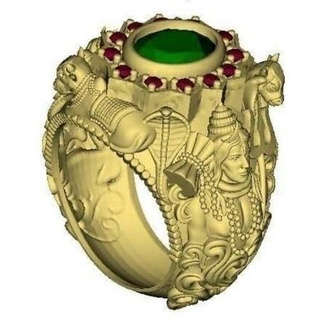shiv ring shivring shiva god jewelry pendants indian rings godring freegodfile godfile freestl fremurti 3d print model - Mito3D