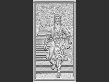 shiva ji maharaj ritratto arte sculture design statua decorazione interni carattere mobilia figura miniature anatomia Dio indù gioielleria re moderno ganesha indiano religione 3d print model - Mito3D