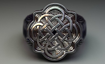 des frissons vagues bijoux les matematical monde algébrique la vague touche func anneaux 3d print model - Mito3D