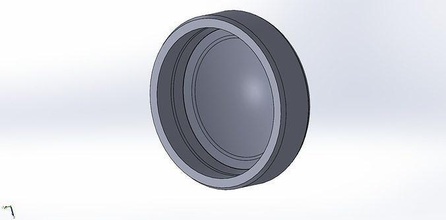 shock assorbitore copertina guaina acciaio design Immagine moderno metallico scienza ingegneria 3d print model - Mito3D