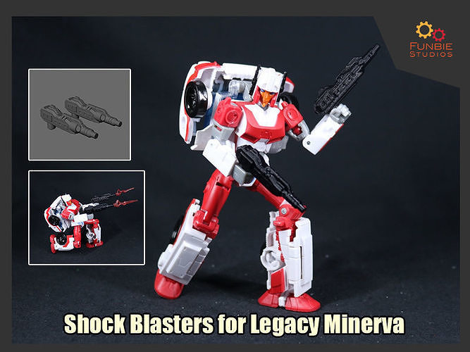 shock blasters transformers legacy minerva games toys 3D print model - Mito3D