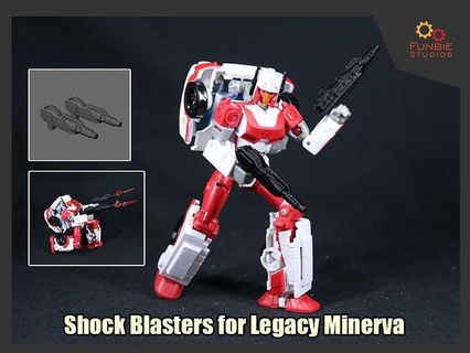 shock blaster trasformatori eredità minerva Giochi giocattoli 3d print model - Mito3D