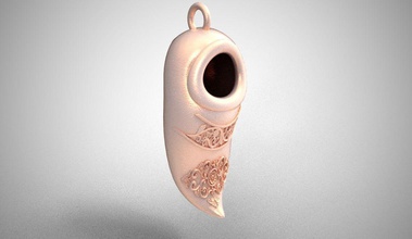 shoes necklace jewelry jewellery bracelet ring earrings arab night nights moon arabic culture arabesque islamic pattern camel arabian aladdin lamp necklaces 3d print model - Mito3D