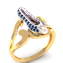 shoes ring jewelry jewel diamond wedding rings 3d print model - Mito3D
