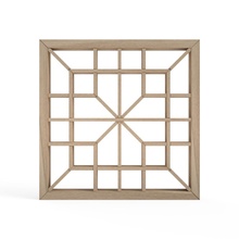 shokkokadotsunagi wooden frame squares kumiko japan tradition pattern art signs logos 3d print model - Mito3D