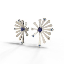 shooting star pendiente la joyería earcuff joya designjewel arete earringsilver aretes 3d print model - Mito3D