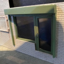 Dükkan kapı pencere 7mm ölçek ölçü model demiryolu bina yazdırılabilir manzara hobi kendin yap 3d print model - Mito3D