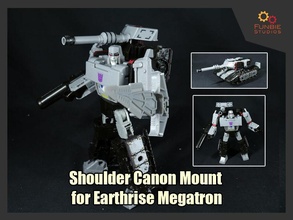 shoulder canon mount transformers earthrise megatron games toys 3d print model - Mito3D