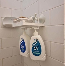 Dusche Caddie Duschablage aufgeräumt Hähne aufhängen Seife Schwammhalter Badezimmer wc Pflegeprodukte Veranstalter ordentlich Wasser Bad sinken Innere Design Vorrichtung Toilette Haus 3d print model - Mito3D