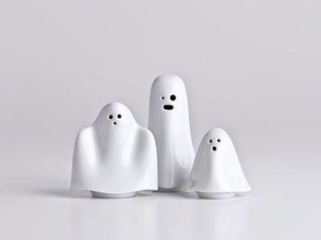 sht ghost cartoon character figure toy miniature cute hobby diy 3d print model - Mito3D