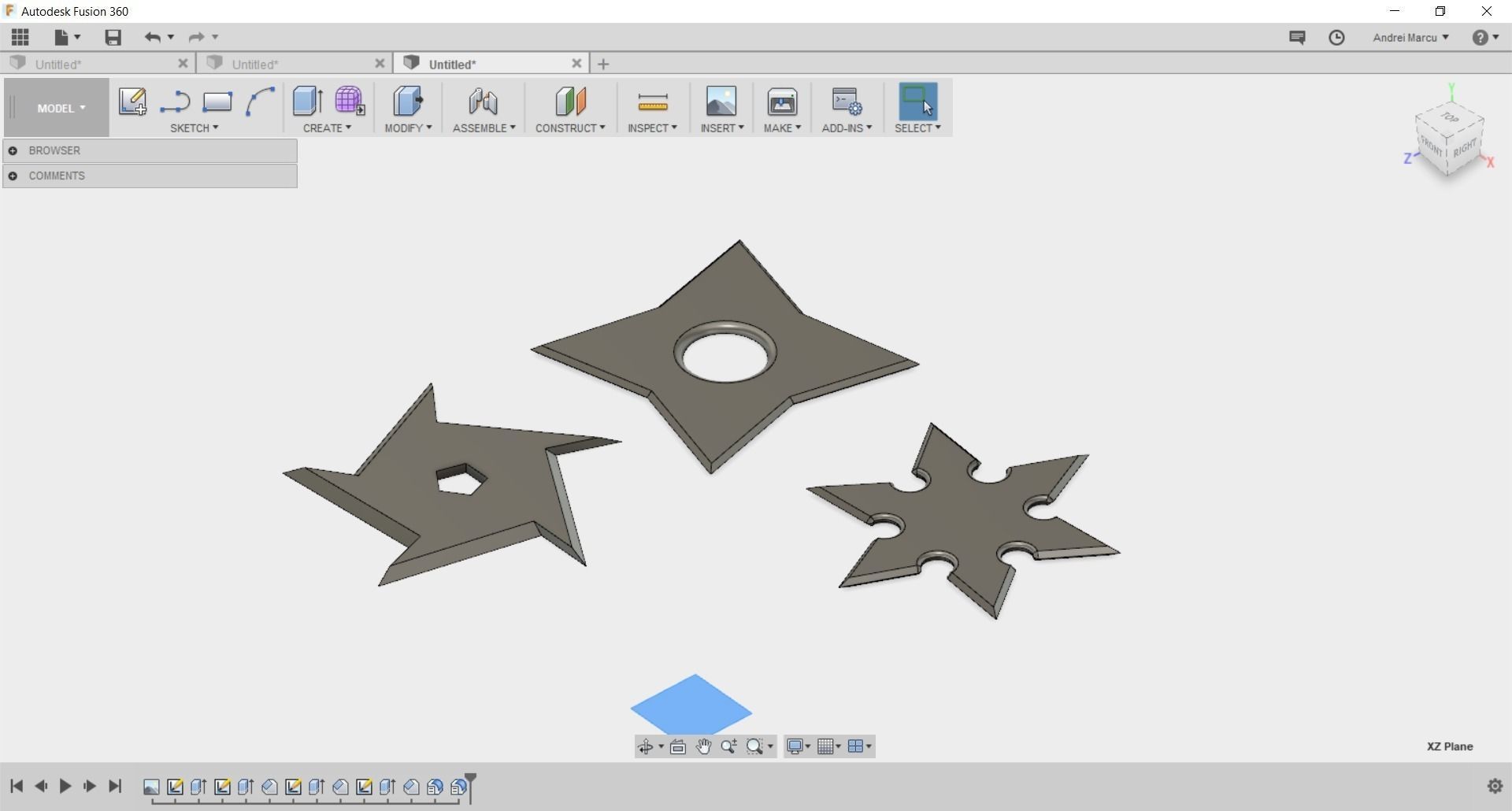 shuriken 3d imprimíveis hobby-diy imprimir pack printable hobby diy outros 3D print model - Mito3D