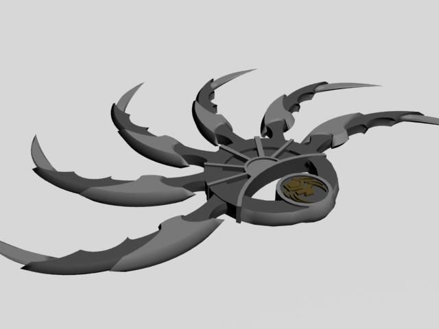 shuriken silah avcılar yazdır 3d silahlar yırtıcı yautjalar avcılık yabancı zenomorf savaş alanı yapıcı meydan okuma gadgetchallenge artchallenge sanat taramalar kopyalar 3D print model - Mito3D