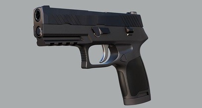 sig sauer p330 pistola armas revolver municao difesa retrò sicurezza passatempo fai 3d print model - Mito3D