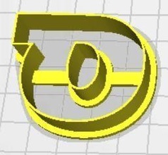 sigma 2 case cookie cutter greek alphabet lowercase games toys 3d print model - Mito3D
