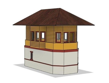 signal house signalhouse trainenthusiast modeltrain architecture scalemodel hobby diy 3d print model - Mito3D