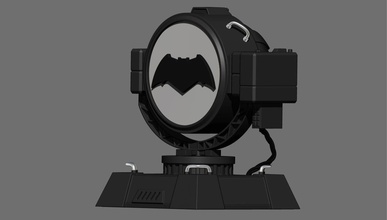 signal nuit lumière base batman superman justice ligue figure signalveilleuse dccomic merveille héros jouet jeux jouets jeu accessoires 3d print model - Mito3D