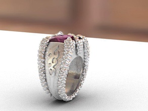 sigillo draghi artiglio gioielli i drago oro stampabile anelli 3d print model - Mito3D