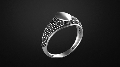 anillo de hombre del los hombres anillos el signet sellar especial la joyería plata joya oro estados unidos canadá otomano Modelo 3d 3d print model - Mito3D