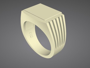 anel de sinete jóias signetring selo mensring mens ouro goldring goldjewelry mensgold ringdesign anéis 3d print model - Mito3D