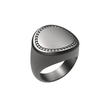 mühür yüzüğü 20 mm 1dot2mm tüm boyutu cilalı taş yüzük teklif takı platin lüks değerli nişan evlilik Gümüş yazdırılabilir elmas mücevher sterling kutlama parlak romantizm düğün gem parlayan doğum günü 3d print model - Mito3D