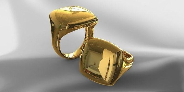 sello anillo unisexo modelo hombres hombre joyería joya oro plata Estados Unidos Canadá Europa imprimible anillos 3d print model - Mito3D
