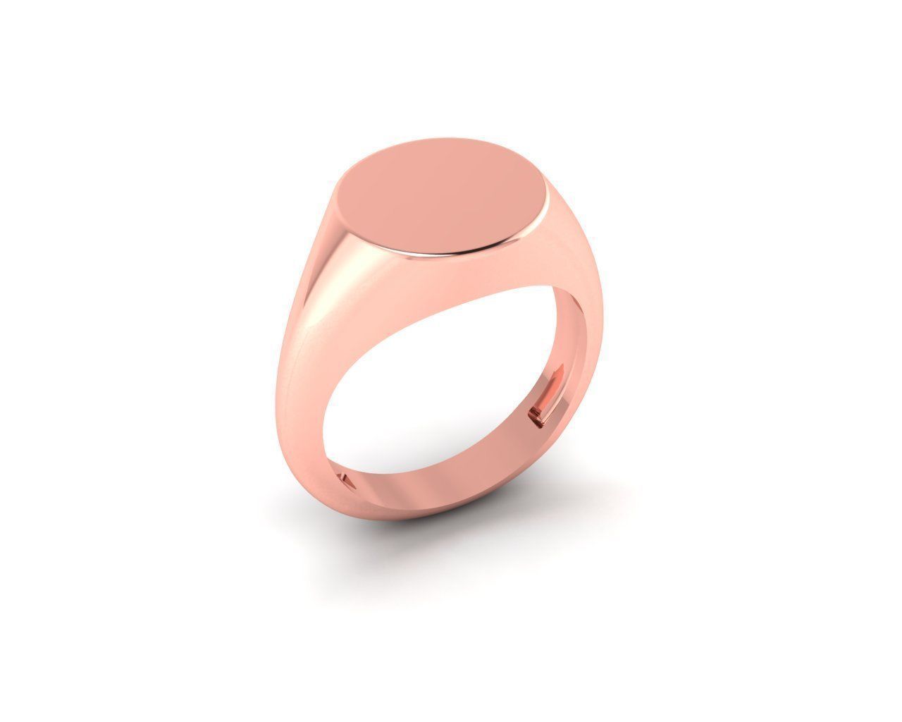 sello anillo mujer or hombre joyería joya oro diamante imprimible libra esterlina anillos 3D print model - Mito3D