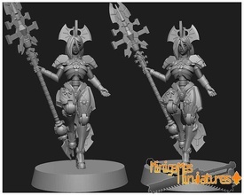 silent queen anime figurine wh warhammer 40k wh40k space marine sob sister of battle necron tau eldar games toys board 3d print model - Mito3D