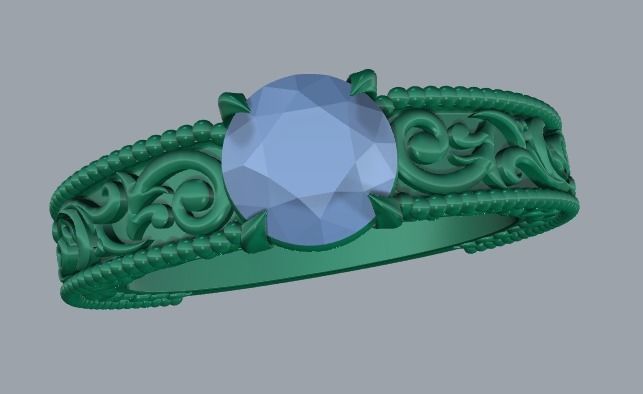 mischen kombination of filigran ring anhänger edelstein silberring designerring kugelring ringe schmuck kombischmuck budgetfriendlyjewelry gussschmuck filigranschmuck schmuckset designerschmuck 3dmfile nashorn cadfile schmuckdesign 3D print model - Mito3D