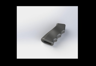 facile ar poignée sport airsoft ergonomique droitier imprimable précision formation polymère loisir diy 3d print model - Mito3D
