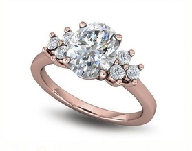 sencillo diamante anillo 09 básico imprimible plata hojas perennes vida platino enganchar pulsera oro joyería joya boda compromiso moda belleza solitario anillos 3d print model - Mito3D