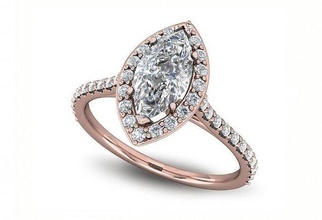 sencillo diamante anillo 10 básico imprimible plata hojas perennes vida platino enganchar pulsera oro joyería joya boda compromiso moda belleza solitario anillos 3d print model - Mito3D