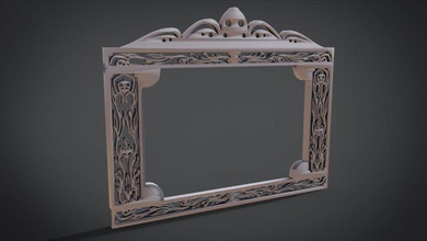 semplice telaio di finestra ornamento mobili casa la sedia office vivere tabella tavolo da pranzo interni pezzi art strumento moderna woog in legno poltrona cucina set posti a sedere sala classico 3d print model - Mito3D