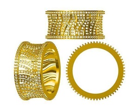 Facile Hommes bague jcd bijoux conception Douane engagement anneaux imprimable mariage solitaire platine 3d print model - Mito3D