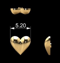 semplice n02 gioielli stud orecchino leggero stampabile gli orecchini 3d print model - Mito3D